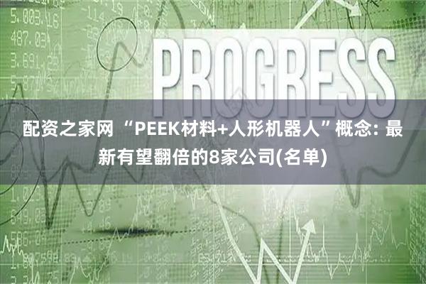 配资之家网 “PEEK材料+人形机器人”概念: 最新有望翻倍的8家公司(名单)